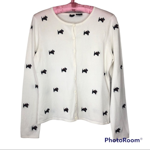 Vintage Etoile Scottie Cardigan Size Small - Picture 1 of 11